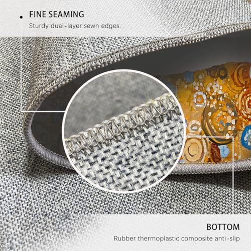 Tapis vintage lavable imprimé doux style bohème unique - 7
