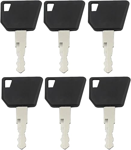 Miniatura 2 de 14607 Ignition Keys 701 45501 14707 14603 5755124 8035807 Replacement for JCB 3CX Bomag Dynapac Terex Vibromax Bobcat New Holland Volvo Mini