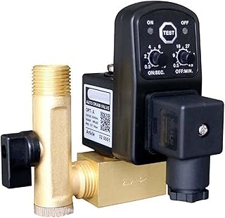 Raccords - Égouttoir électronique Automatique 1/2" DN15 Vanne de vidange de réservoir à air comprimé électronique temporisée de Type divisé pour la Maison, l'usine, etc.