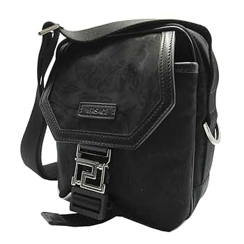 国内即送 VERSACE ナイロン クロスボディ 1009919 ロゴ柄 Amazon | [ヴェルサーチェ] ショルダーバッグ ナイロン