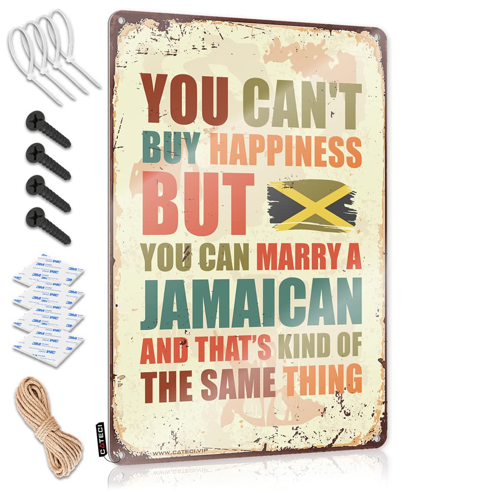 Prints Return Art | You Can't Buy Happiness But You Can Marry A Jamaican Humor For Campsite Living Room(30X40CM)