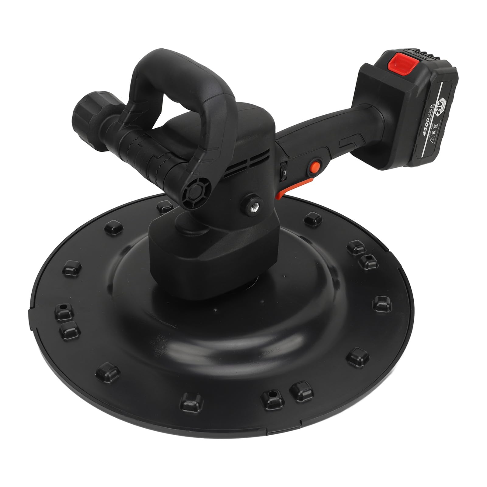 Cazzuola Elettrica Levigapavimenti 1680W – Velocità Regolabile 0-200 Giri/min, 6 Marce, Per Malta E Intonaco, Con 2 Batterie
