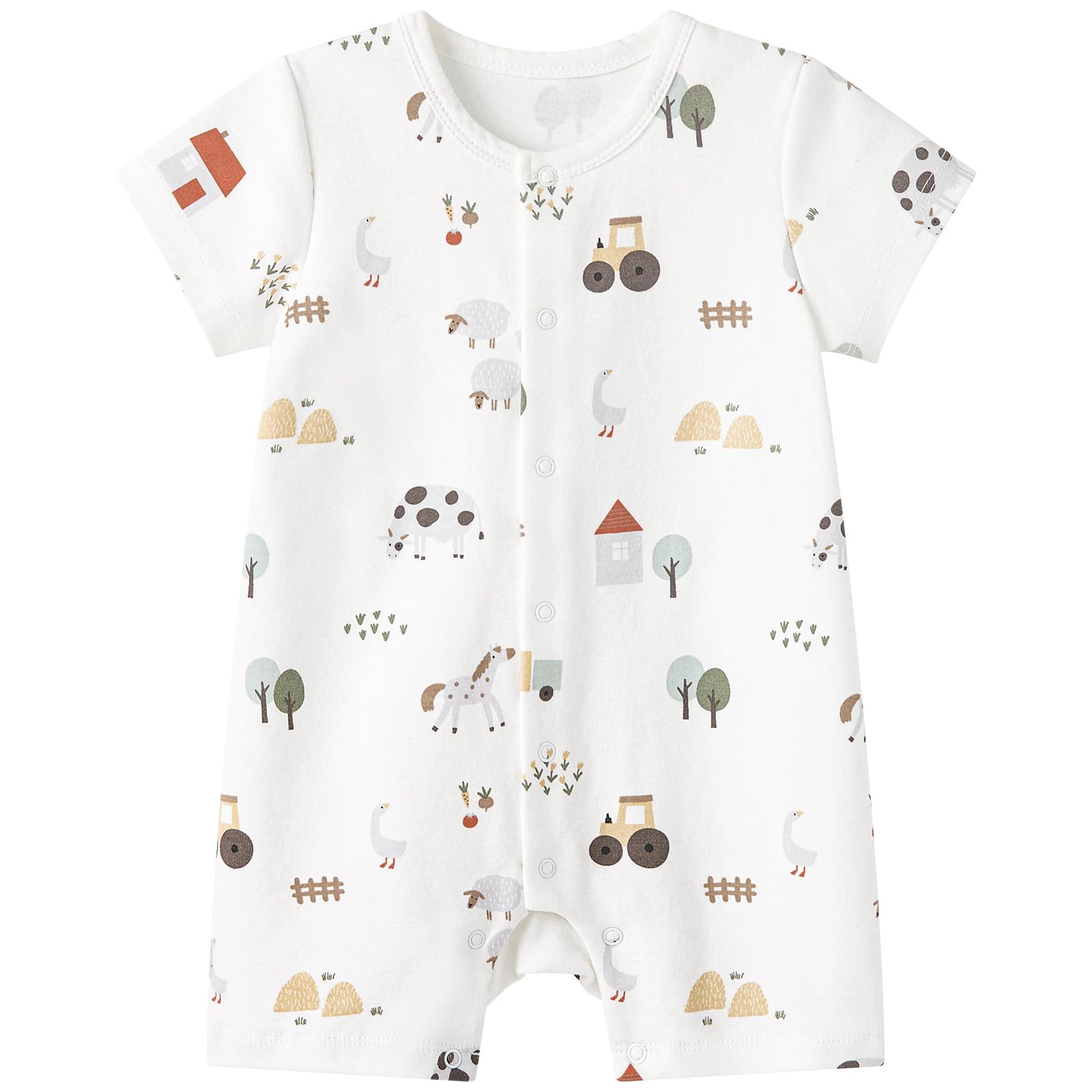 pureborn Baby Boys Girls Romper One-Piece Beach Outfit Summer Clothes 0-24 Months