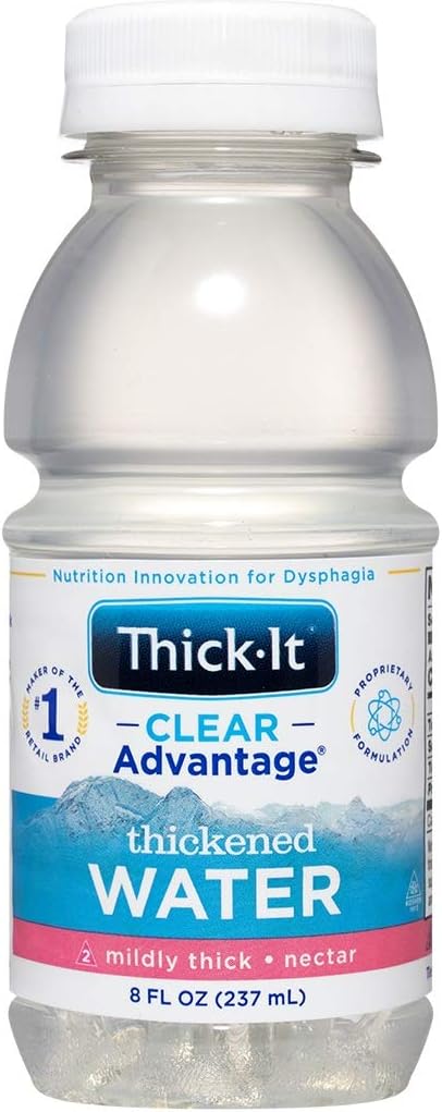 Clear Advantage Thickened Water - Mildly Thick/Nectar, 8 oz Bottle (Pack of 1)
