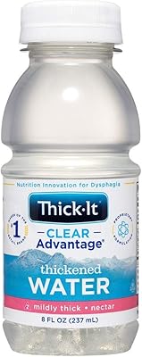 Thick-It Clear Advantage Thickened Water - Nectar Consistency, 8 oz Bottle (Pack of 24)