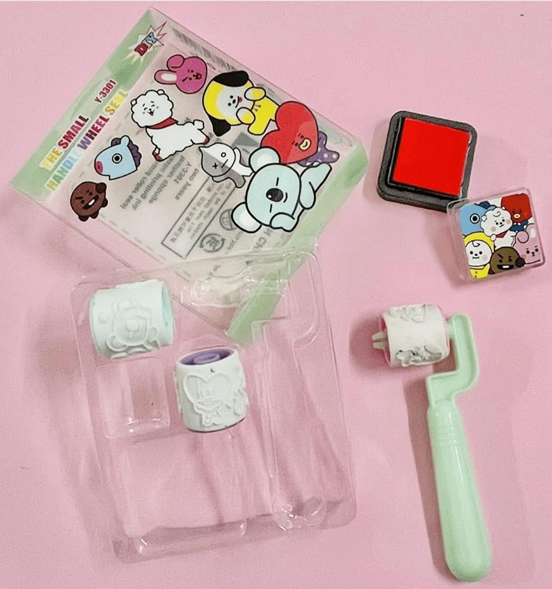 See full amazon price history chart for BTS Roller Stamp Set: Creative Handle Wheel Roller Stamp with Inkpad for Kids DIY Scrapbooking and Card Making Fun ( Pack of 1) BTS Roller Stamp Set: Creative Handle Wheel Roller Stamp with Inkpad for Kids DIY Scrapbooking and Card Making Fun ( Pack of 1) (B0D12SB6C5) Amazon Price History, Amazon Price Tracker