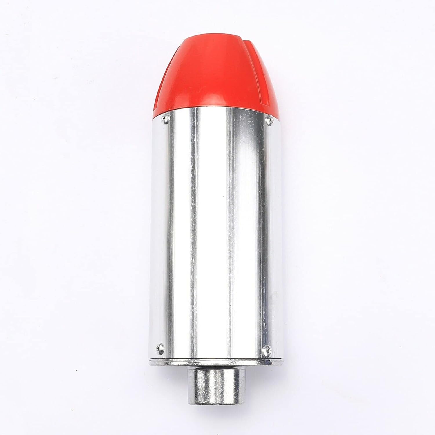 Exhaust Muffler Baffle & Silencers Compatible with Grom ATV Dirt Street Bike Scooter Quad and Other Bikes Silver Color