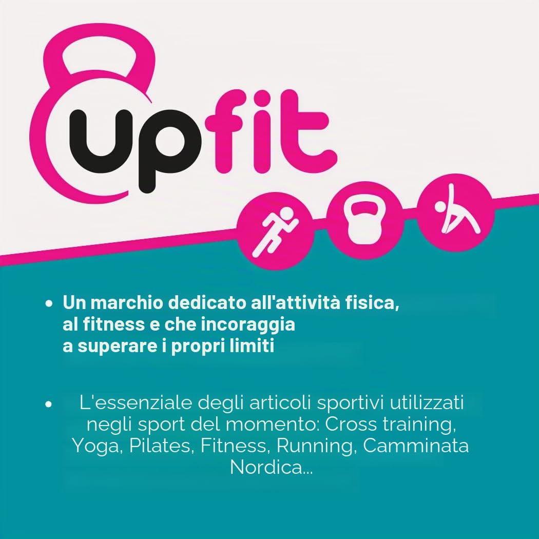 UPFIT - Set di 2 manubri morbidi e regolabili - Morbidi per esercizi di costruzione muscolare e tonificazione - Da posizionare su polsi o caviglie - Peso: 0,5 kg ciascuno