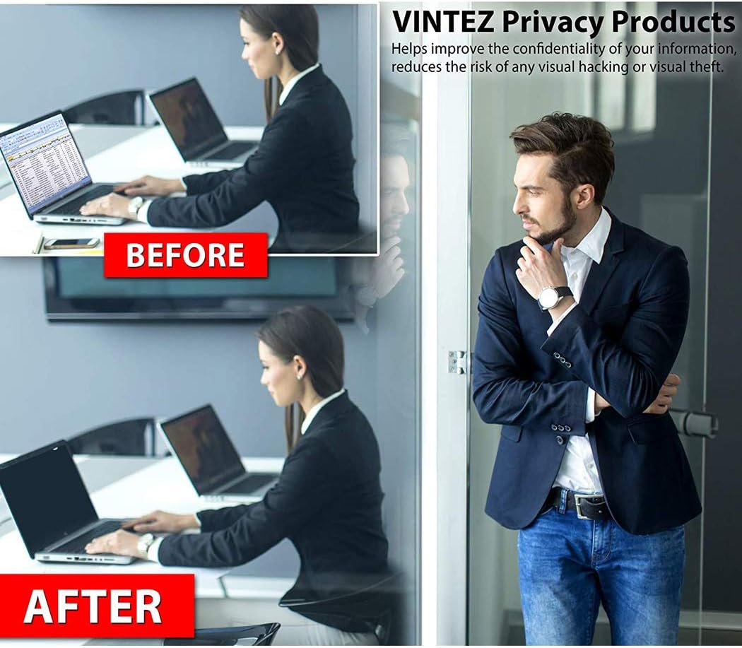 WLWLEO Privacy Film for 11.6 Inches Laptop Notebook, 16:9 Ratio Screen, Anti Blue Light Screen Protector with Privacy Filter, Anti-Scratch Protector Film for Computer Displays 257x145mm