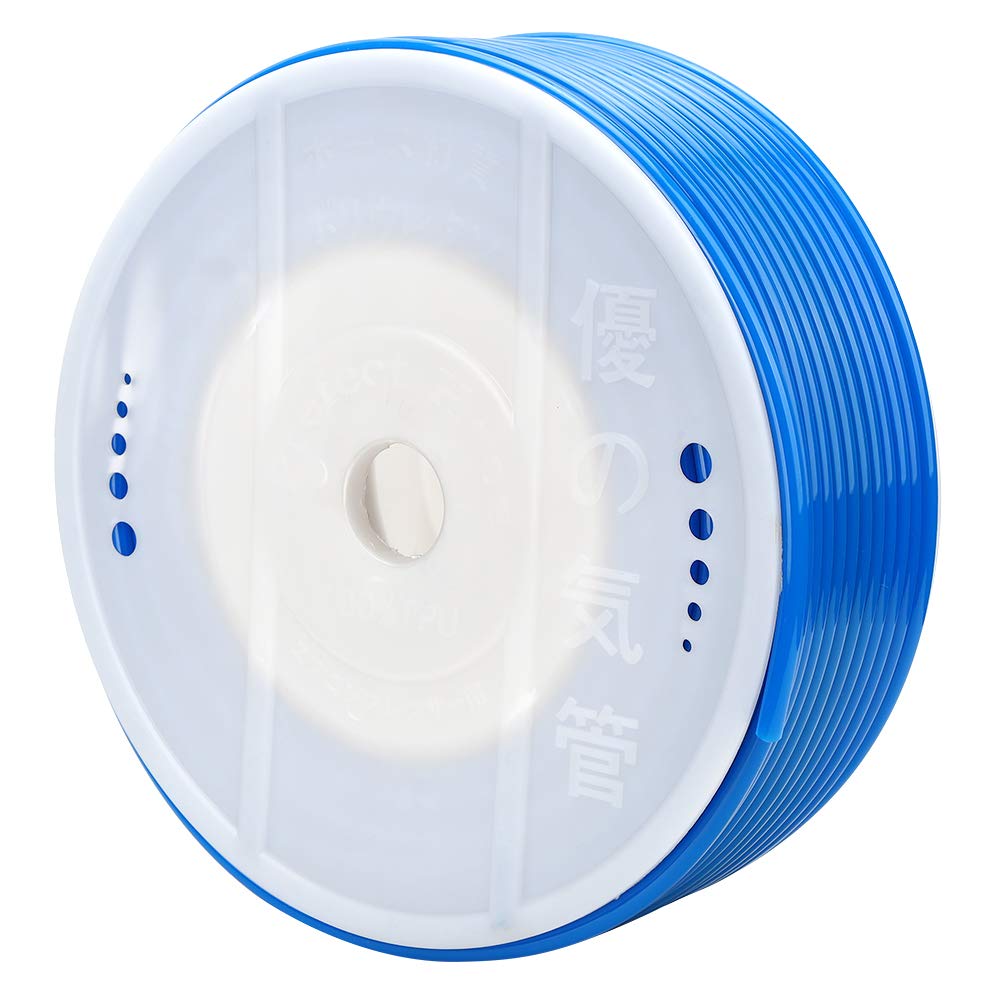 Manguera de PU, Manguera Neumática, Resistencia Al Desgaste 35MG 5 X 8 Mm 85 Metros, para Tuberías Neumáticas, Tuberías de Presión de Agua, Azul