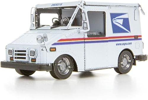 Miniatura 3 de Metal Earth Fascinations USPS LLV - Kit de modelo de metal 3D con pinzas