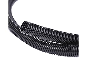 10ft Heavy Duty Black Wire Loom Tubing Wire Conduit Kit - Alex Tech