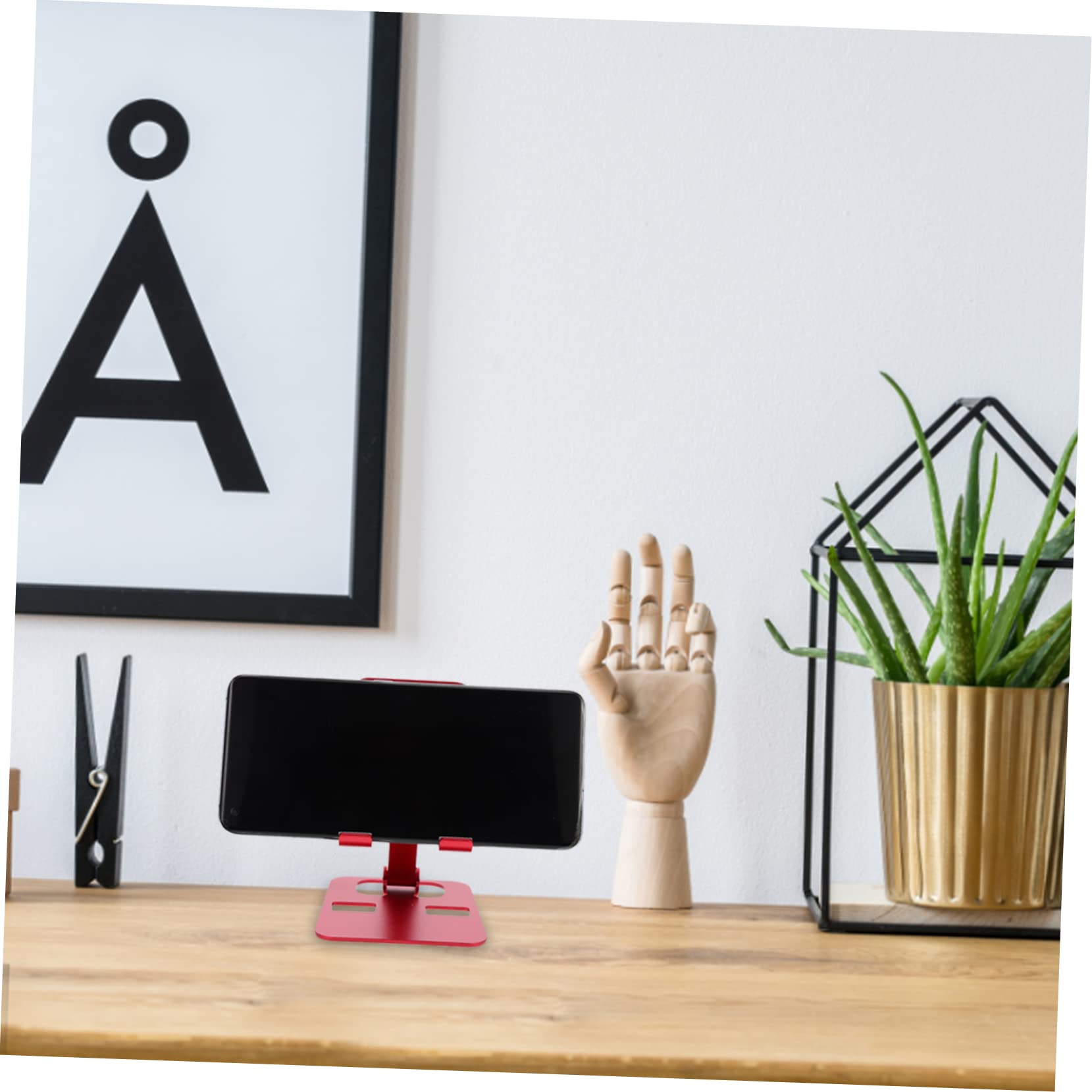 Gatuida 3pezzi Per Smartphone e Tablet Pieghevole Stand Regolabile Videochiamate e Film Colore