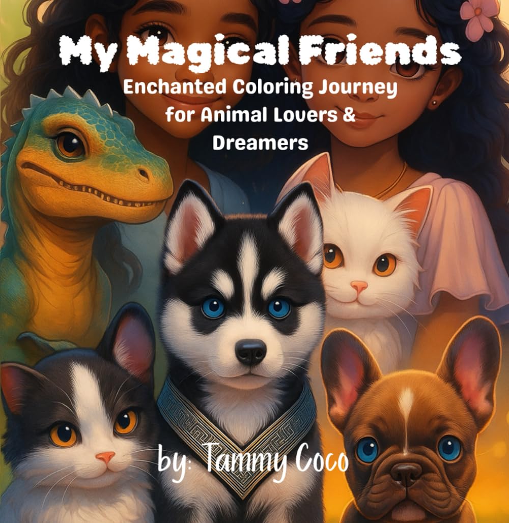 My Magical Friends: Enchanted Coloring Journey for Animal Lovers & Dreamers