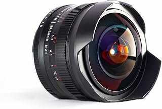 Brightin Star 7.5mm F2.8 III Ultra Wide Angle Fisheye Lens for Fujifilm Fuji XF-Mount Mirrorless Cameras, Manual Focus Prime APS-C Lens Fit for XT5, XT4, XT30, XPRO3/1, XT200, XS10, XA7, XE4, XH1
