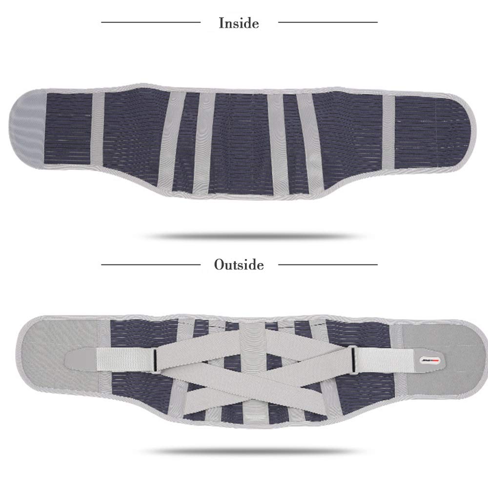 Faja Lumbar para Espalda, Lumbar para la Espalda, Soporte Lumbar para Aliviar el Dolor y Lesiones, Cinturon Lumbar Prevenir Daños, Faja Lumbar para la Espalda para Hombres,M