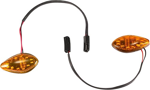 APE - LED ámbar, Flush Mount Smoke, luz de señal para dar la vuelta, Luz indicadora intermitente trasera de frenado para Honda Grom 2014-2016 Grom