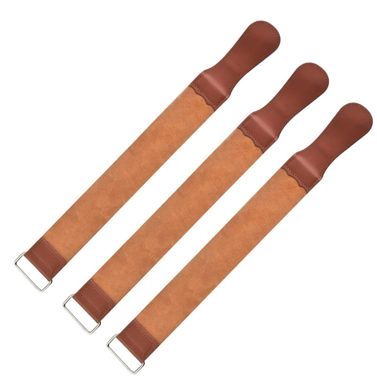 Pietre Per Affilare In Pelle Cinturino for affilatura in vera pelle, rasoio a mano libera, coltello pieghevole, cintura for e lucidatura dei coltelli(Color6)