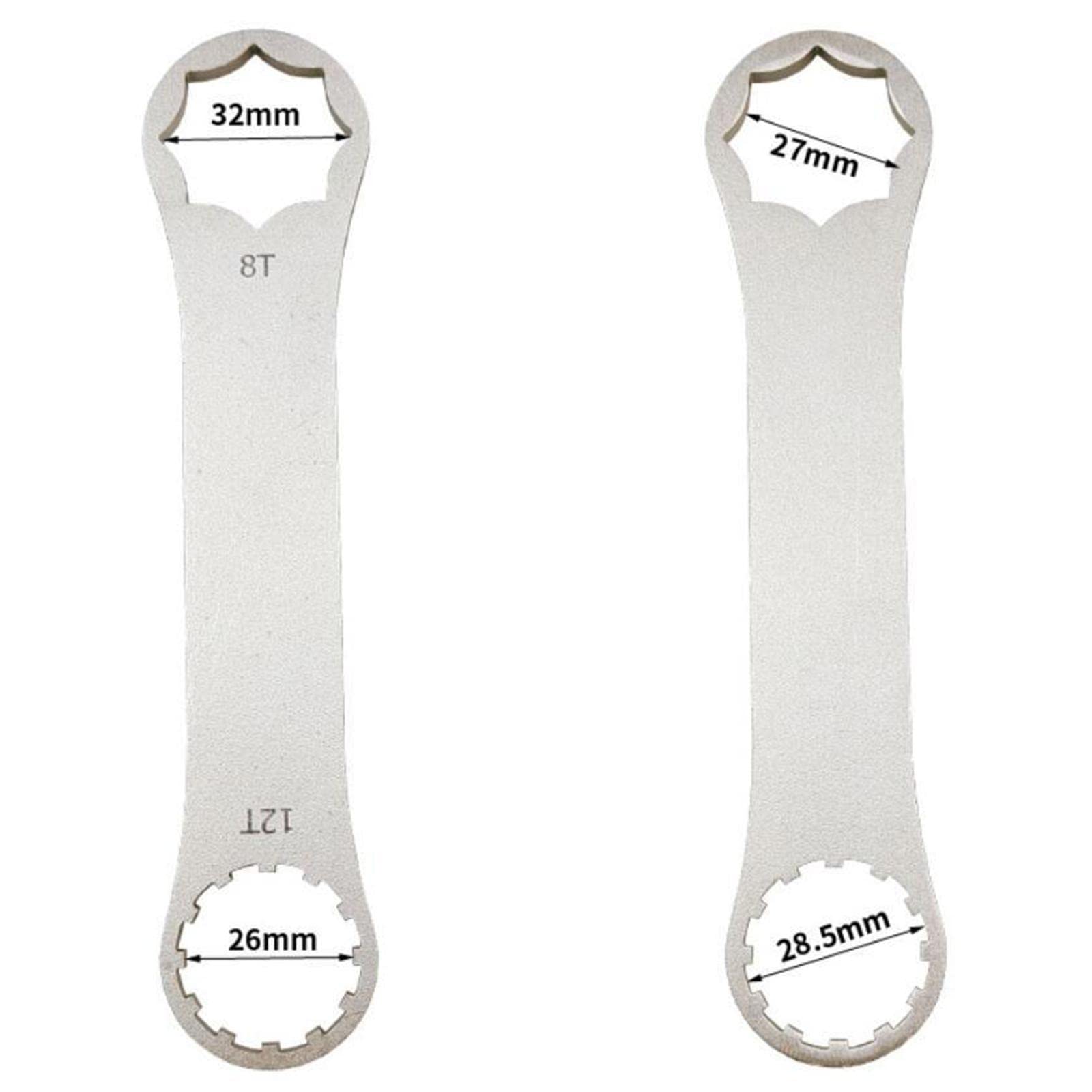 Mountain Bike Fork Cap Wrench for SR Suntour XCR/RST/XCM 8T 12T-picture-22