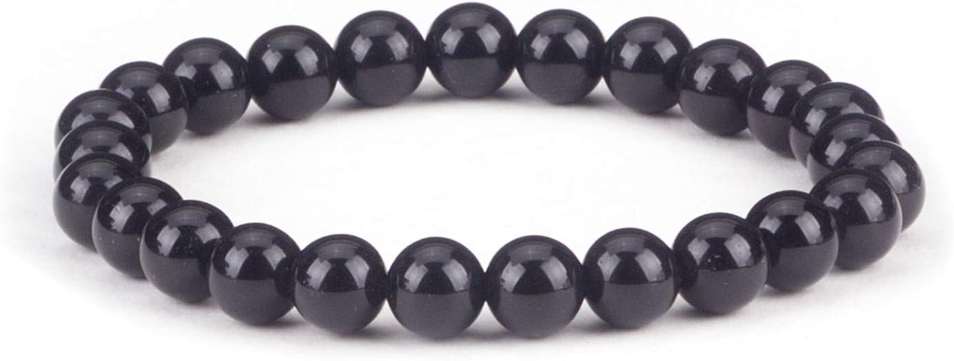 Cherry Tree Collection Tigers Eye Bracelets Plus Over 40 Other Stones – Gemstone Beads for Men & Women, Promotes Protection, Courage, Focus, Balance & Luck – Available in S, M, L with 8mm Round Beads