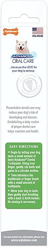 Miniatura 6 de Nylabone Advanced Oral Care Pasta de dientes natural Mantequilla de maní 2.5 oz (1 unidad)