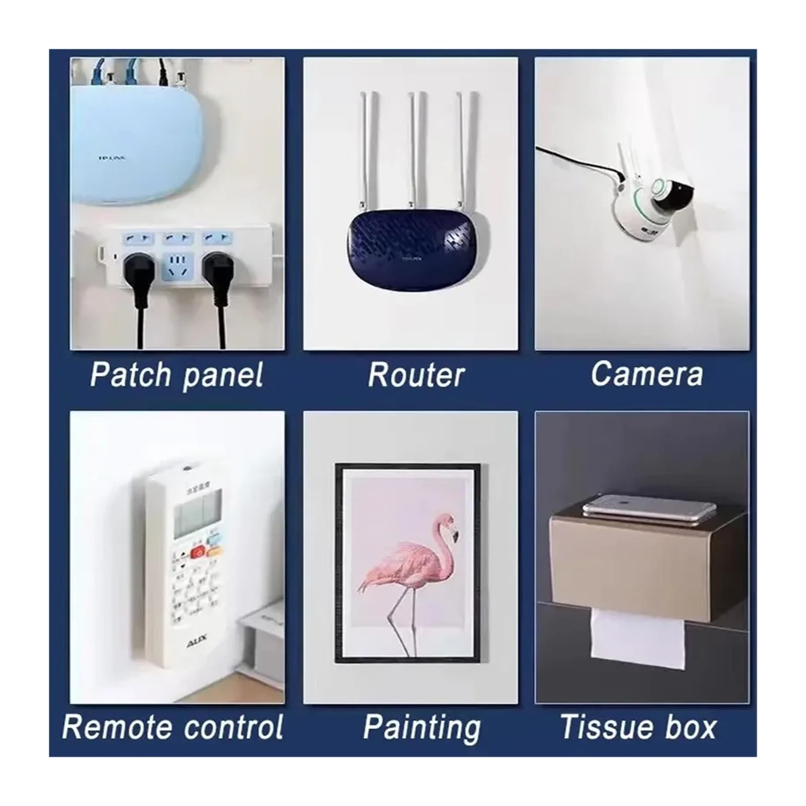 10-200 Ganchos de Doble Cara Adhesivo Fuerte Gancho de Pared Transparente sin Rastro for Cocina Dormitorio Soporte de Almacenamiento Enchufe Colgador
