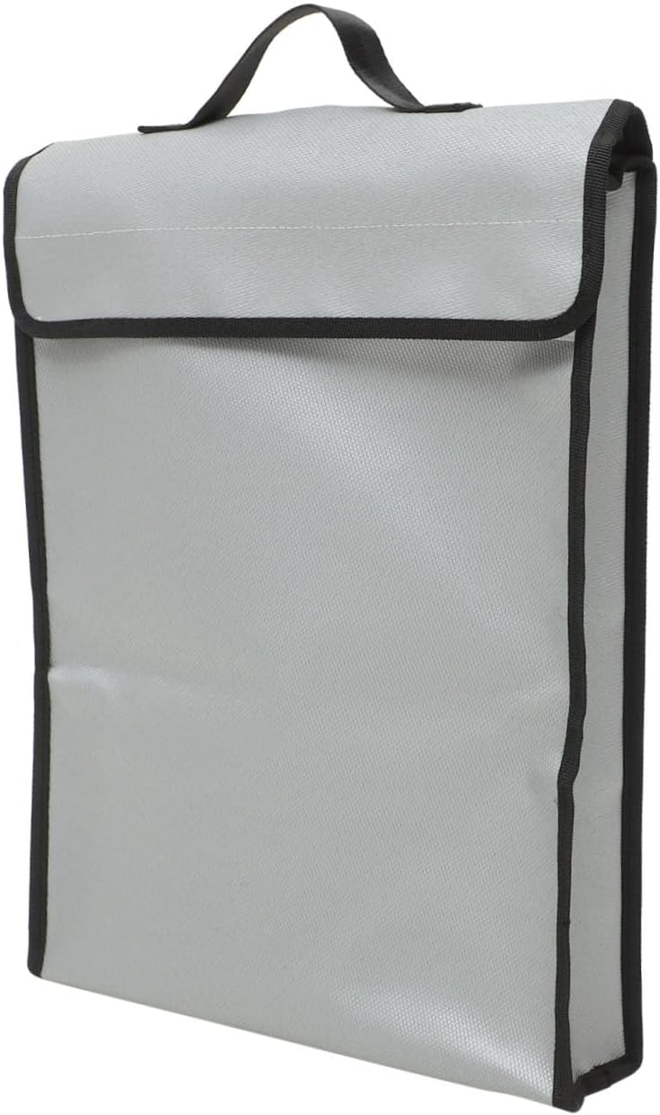 Fire Resistant Fiberglass Bag Safe Box Double-Sided for Documents Cash