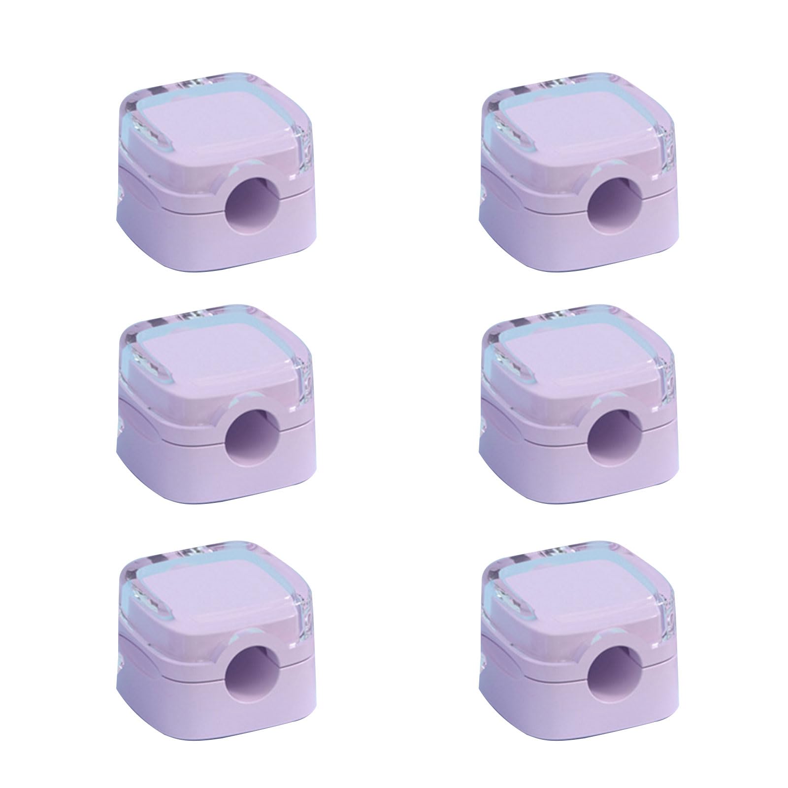 Yrohgkpn Purple Of 6 Cable Storage Solution Delicate Cable Winders Management Holder Cord Holder Cord Management Solution