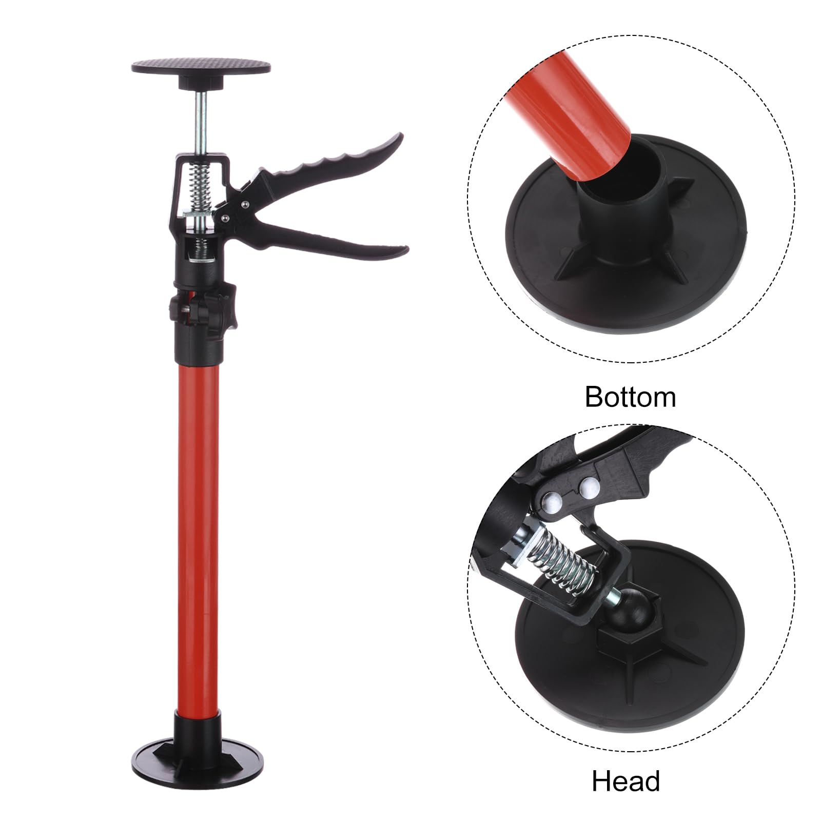 Cabinet Lift Jack PATIKIL Telescopic Cabinet Jack Support Pole - 45.3 To 114.2 Inch 3rd Hand Support Rod, 220lbs Capacity Cabinet Jacks For Installing Cabinets - View #5