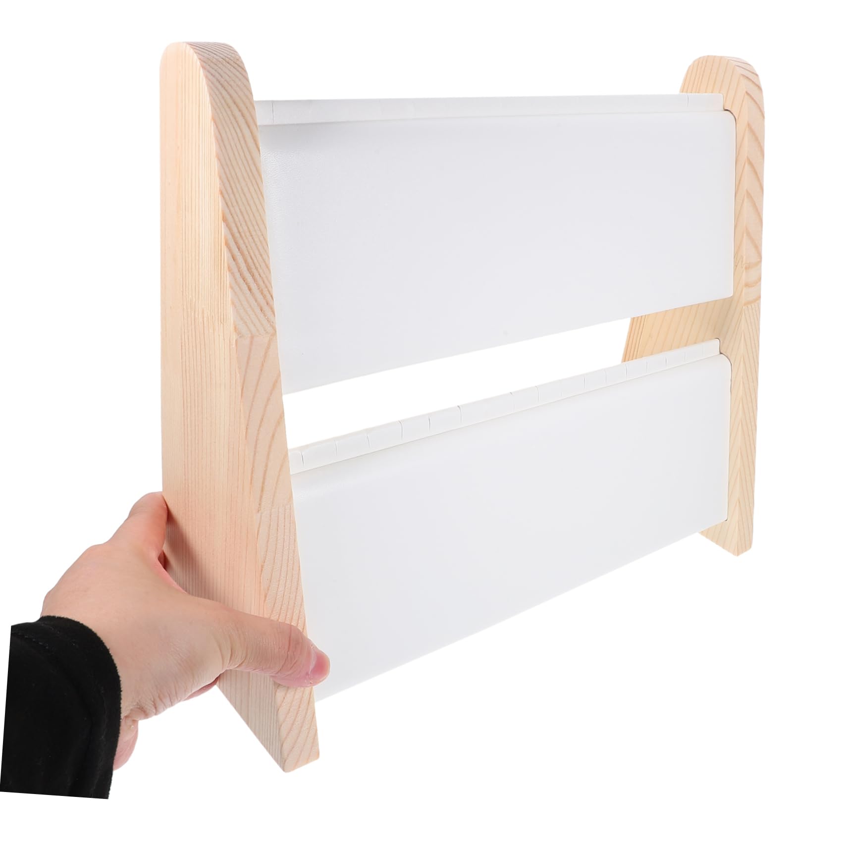 IMIKEYA Schmuckständer Für Doppelschichtiger Organizer Für Schmuck Fach Für Stilvolle Präsentation Und Aufbewahrung Stabiler Tisch Schmuck Display Für Zuhause Und Geschäfte
