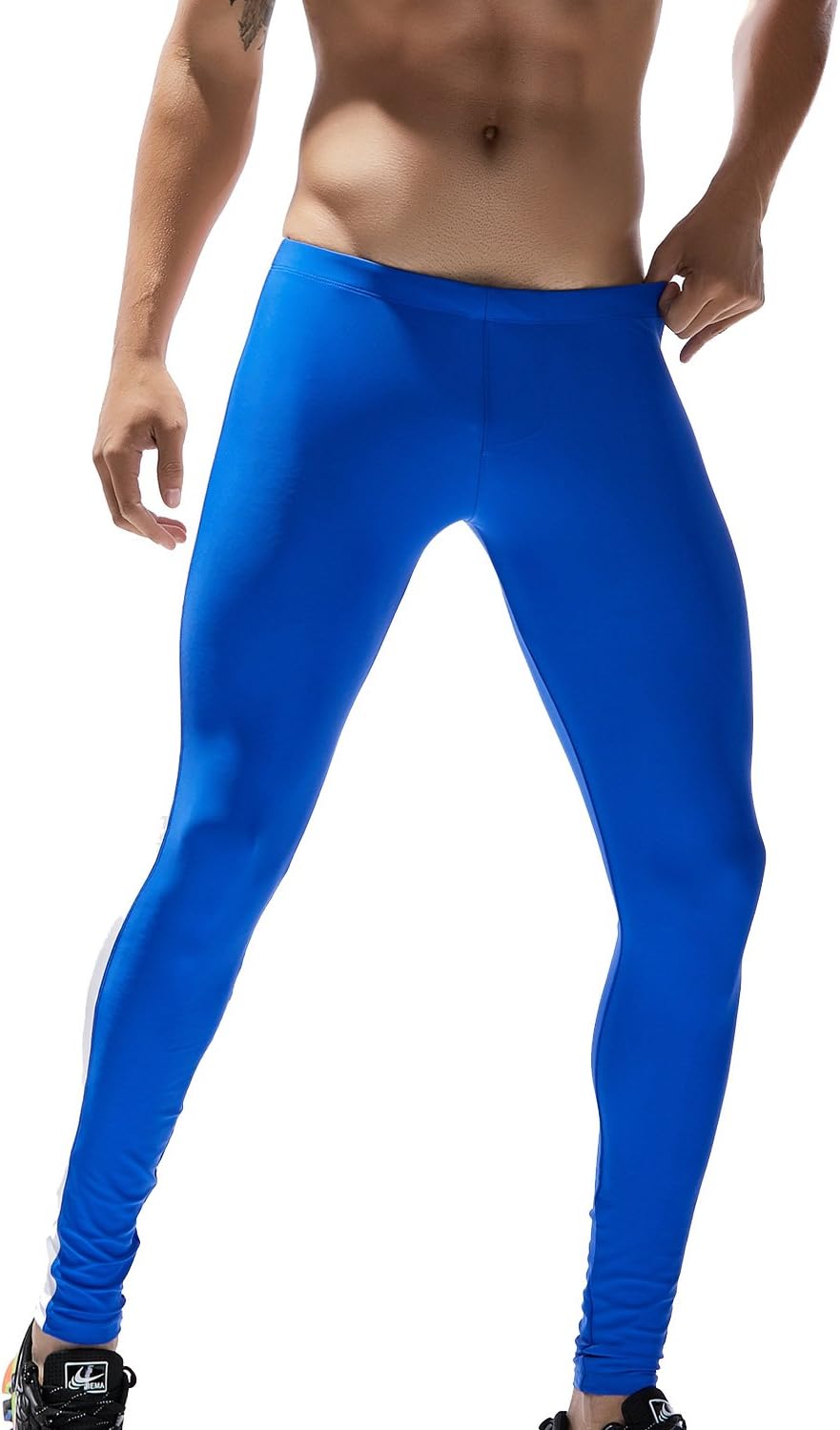 TAUWELL by SEOBEAN Mens Sports Compression Tights Leggings
