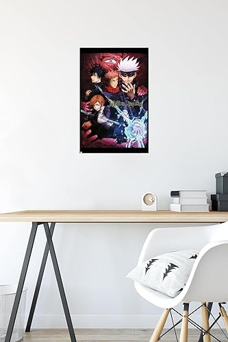 Miniatura 4 de Trends International Jujutsu Kaisen - Póster de pared inglés de una hoja, 14.72 x 22.37 pulgadas, versión premium sin marco