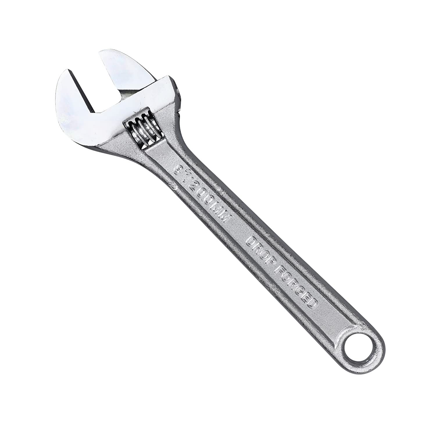 Eastman Adjustable Wrenches Set Of 1Pcs, 6/150 Mm, Fully Polished Chrome Plated Selected Alloy Steel, Fully Hardened And Tempered - E-2050