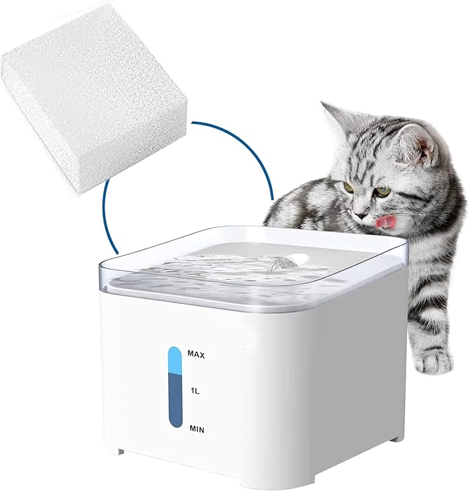 18 Repuestos de Espuma para Fuente de Agua para Mascotas miniatura 4