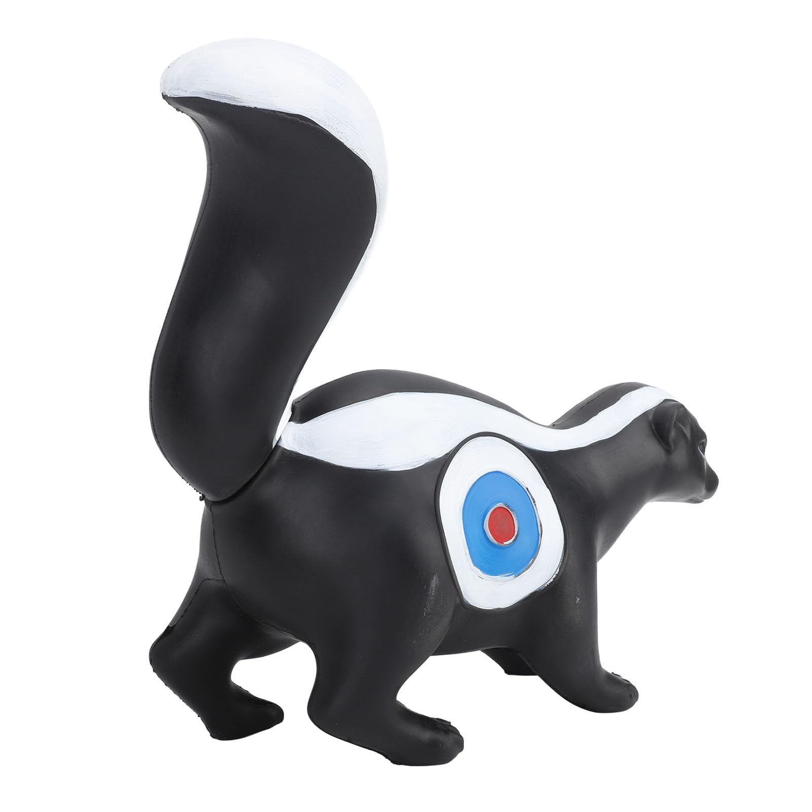 POENVFPO Bersaglio per Tiro con L', Bersaglio per Tiro con L' Portatile in PU 3D Skunk Animal con Design Realistico, per Allenamento All'aperto e Pratica in Cortile