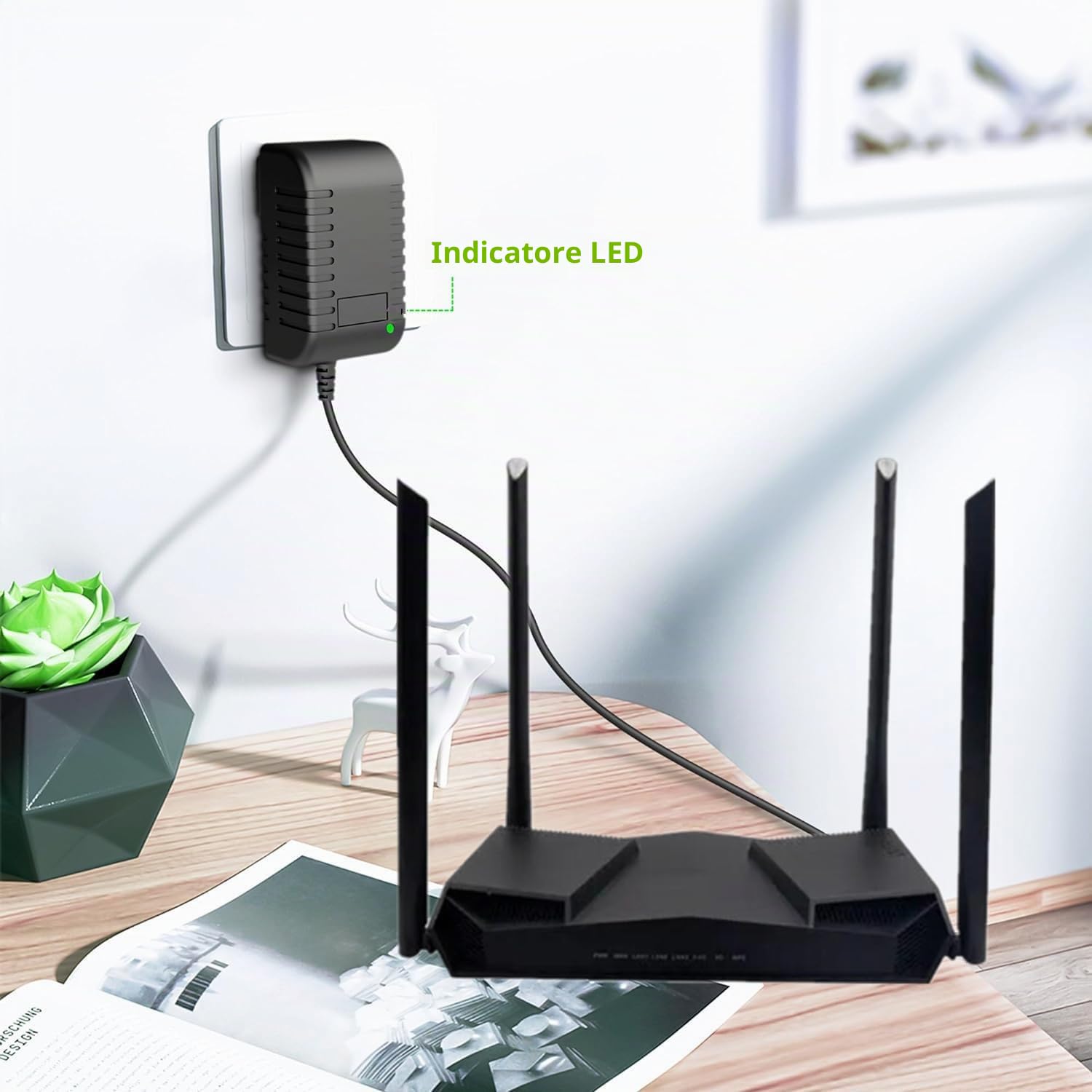 Adattatore universale 5V 3A AC con 11 spine DC DC5V Caricatore di alimentazione per ADSL WIFI router USB HUB telecamere AC a DC5Volt 2.5A 2A 1.5A ac dc adattatore