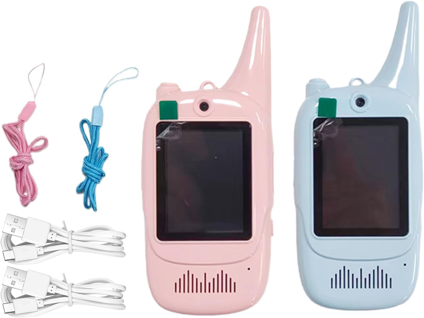 Handheld Video Communicator, 2.09x0.87x4.8 Inch ABS Portable Device, 180g Type-C Charging Intercom for Classroom, Activity, Exploration, Studio, Library, Daily Use