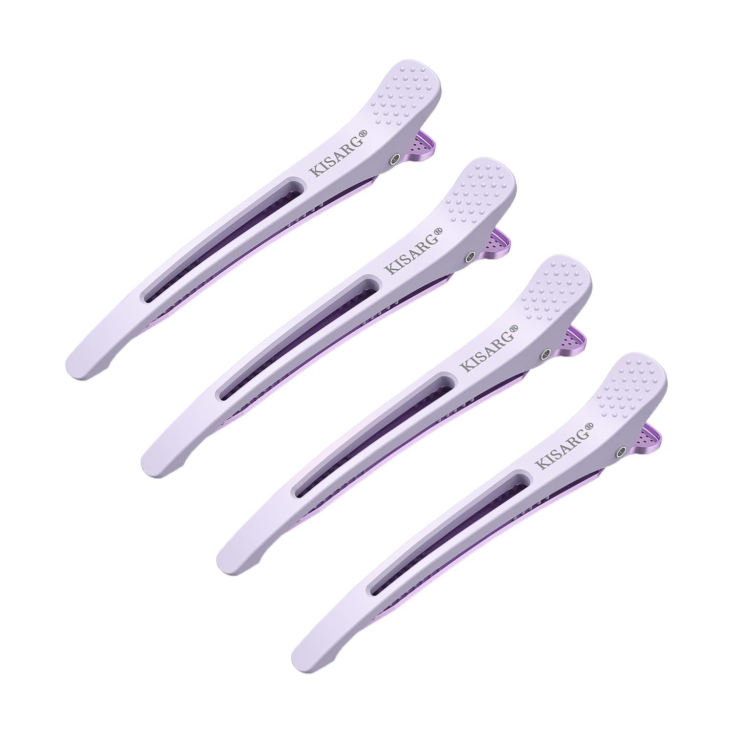 Amazon | KISARG ダッカール ヘアクリップ 跡がつかない ブロッキング
