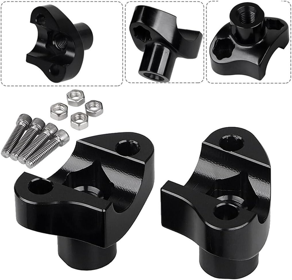 Handlebar Risers 1In Handlebar 1 1/2In Risers for for Dyna for Softail for Sportster XL 883 1200 Motorcycle Handlebar Gripper