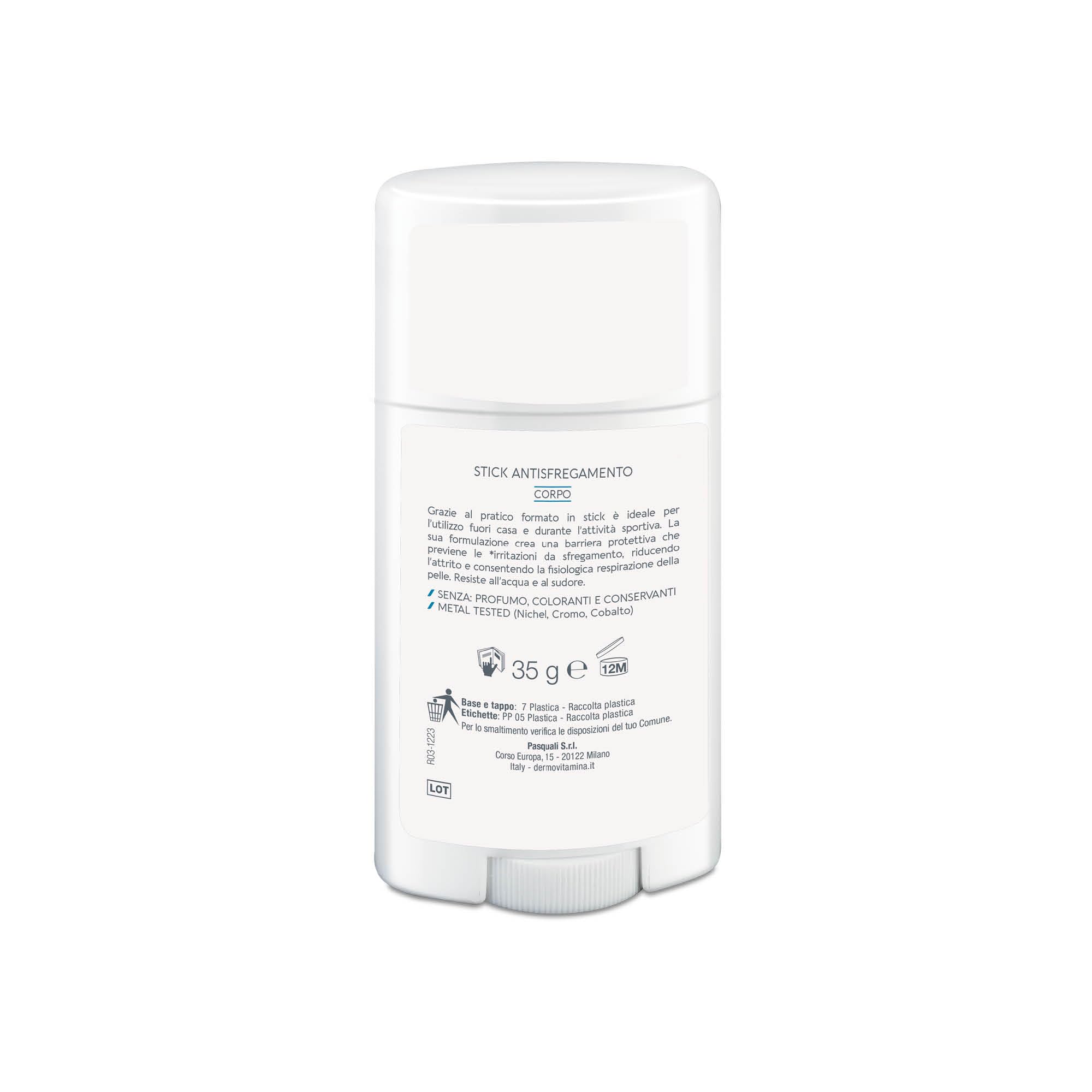 Dermovitamina Filmocare Stick Antisfregamento - Protezione Avanzata per la Pelle - Contro Irritazioni e Sfregamenti - Resistente all'acqua e al Sudore - 35 g