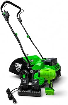 Turf Power SweepTM MAX + Turf Power JetTM 40V Cordless Artificial Turf Sweeper & Blower Combo Lifts Flattened Fibers, Removes Debris & Pet Hair