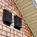 Kenley Bat House - Large Outdoor Bat Box Shelter with Triple Chamber - Handcrafted from Cedar Wood - Easy for Bats to Land and Roost - Weather Resistant & Ready to Install