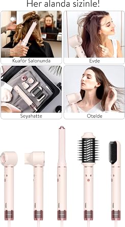Sinbo Pro Compact Uzun Multi-Styler Hava Üfleme 5in1 Saç Şekillendirici BLDC Motor SHD-1719