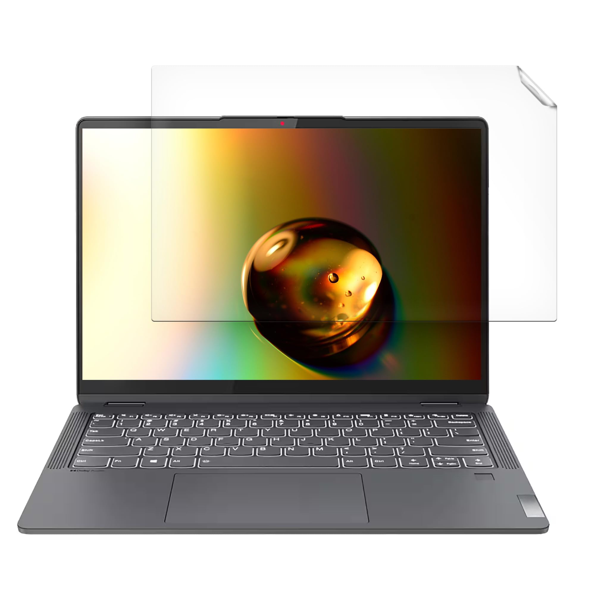 kwmobile Pellicola Protettiva per Display Compatibile con Lenovo IdeaPad Flex 5 14" - Pellicola Screen Cover Opaca antiriflesso con Effetto Anti-Impronte