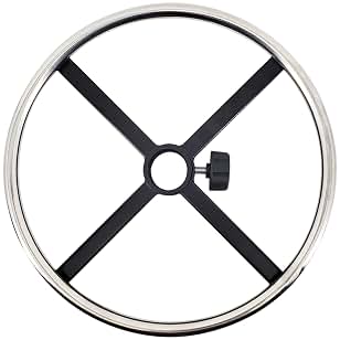 Taburete de Bar de Repuesto, Reposapiés Redondo, Accesorios para Sillas de Comedor de Acero Inoxidable, Resistente Y Cómodo de Montar, 40CM, Individual