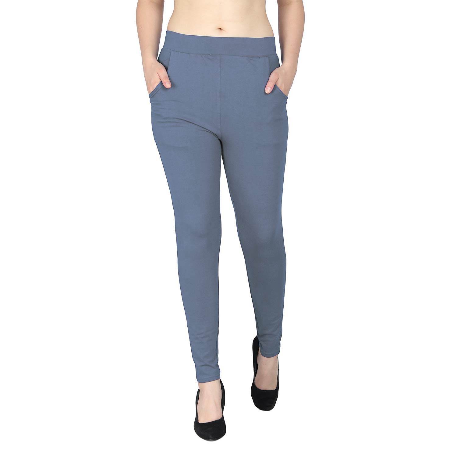 Vinayak Fashion Products Pocket Legging for Womans and Girls Light Grey Free Size-picture-10