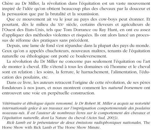 Révolution dans l'équitation