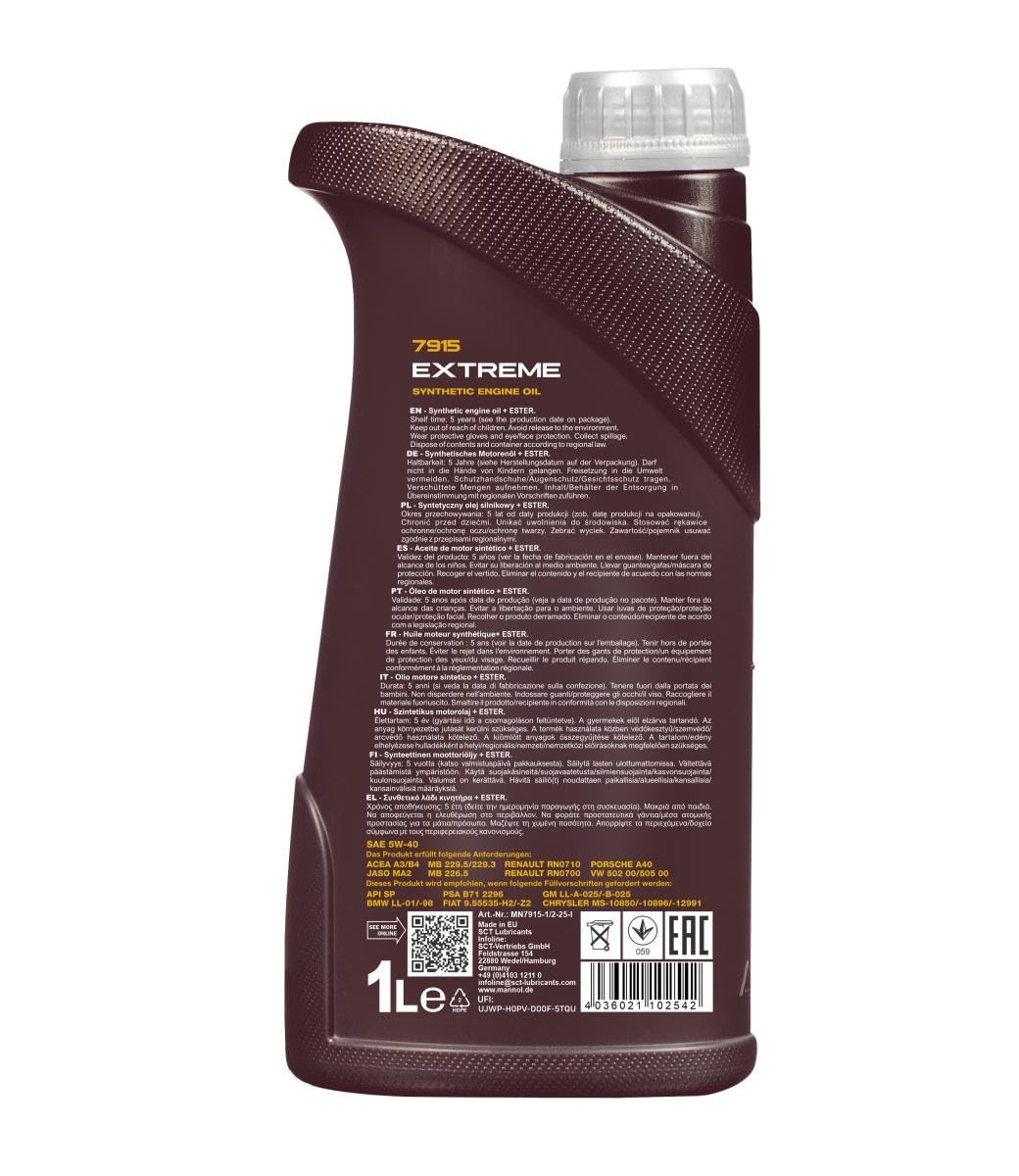 MANNOL Extreme 5W-40 1 L - 2
