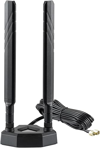 Antena externa SMA de banda ancha 4G 5G de base magnética de 9dBi para Verizon AT&T T-Mobile, Internet 4G LTE 5G inalámbrico para casa, enrutadores,