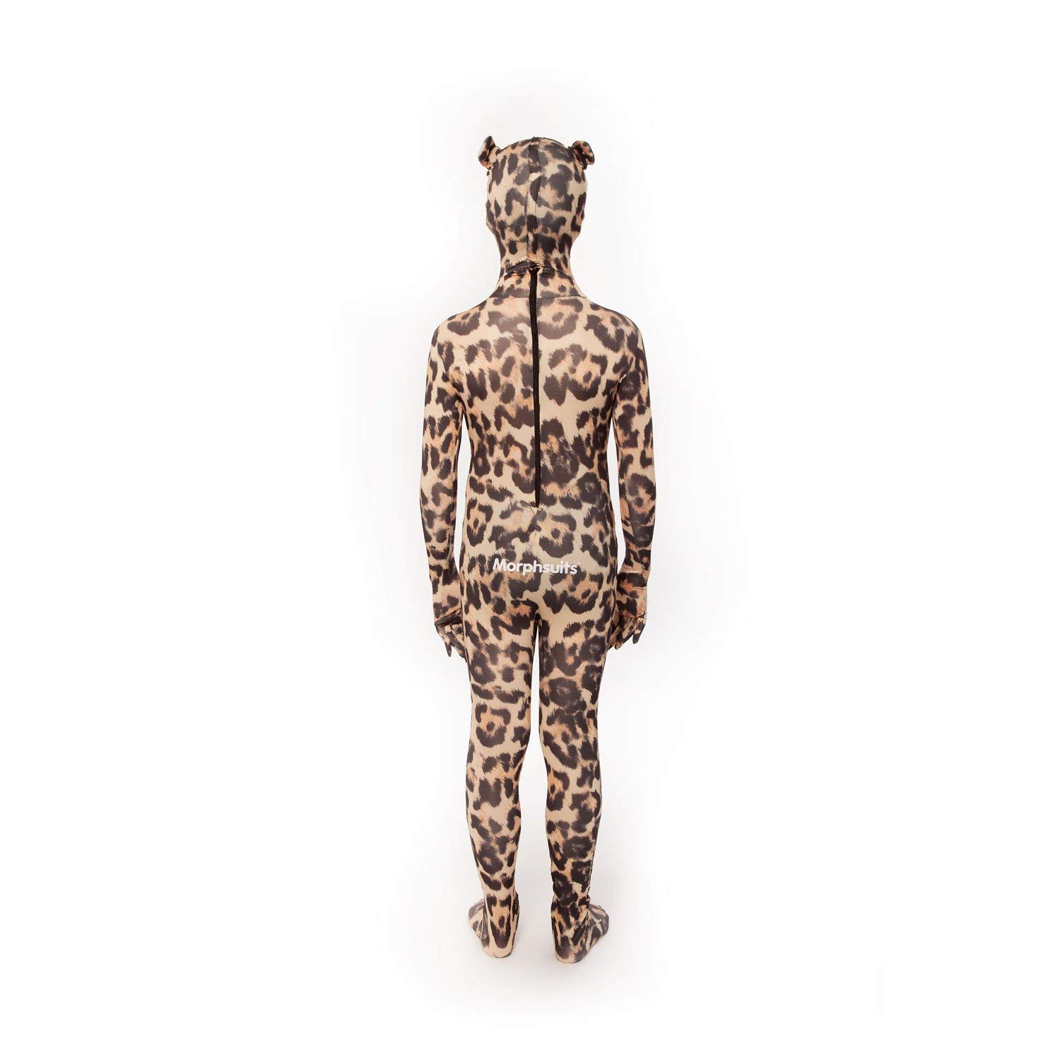 Morphsuits Costume Giaguaro Bambino, Tuta Halloween Bambino | Tuta Integrale con Stampa Maculata, Design Giaguaro Arancione, Perfetto per Halloween, Ideale per il Gioco di Ruolo